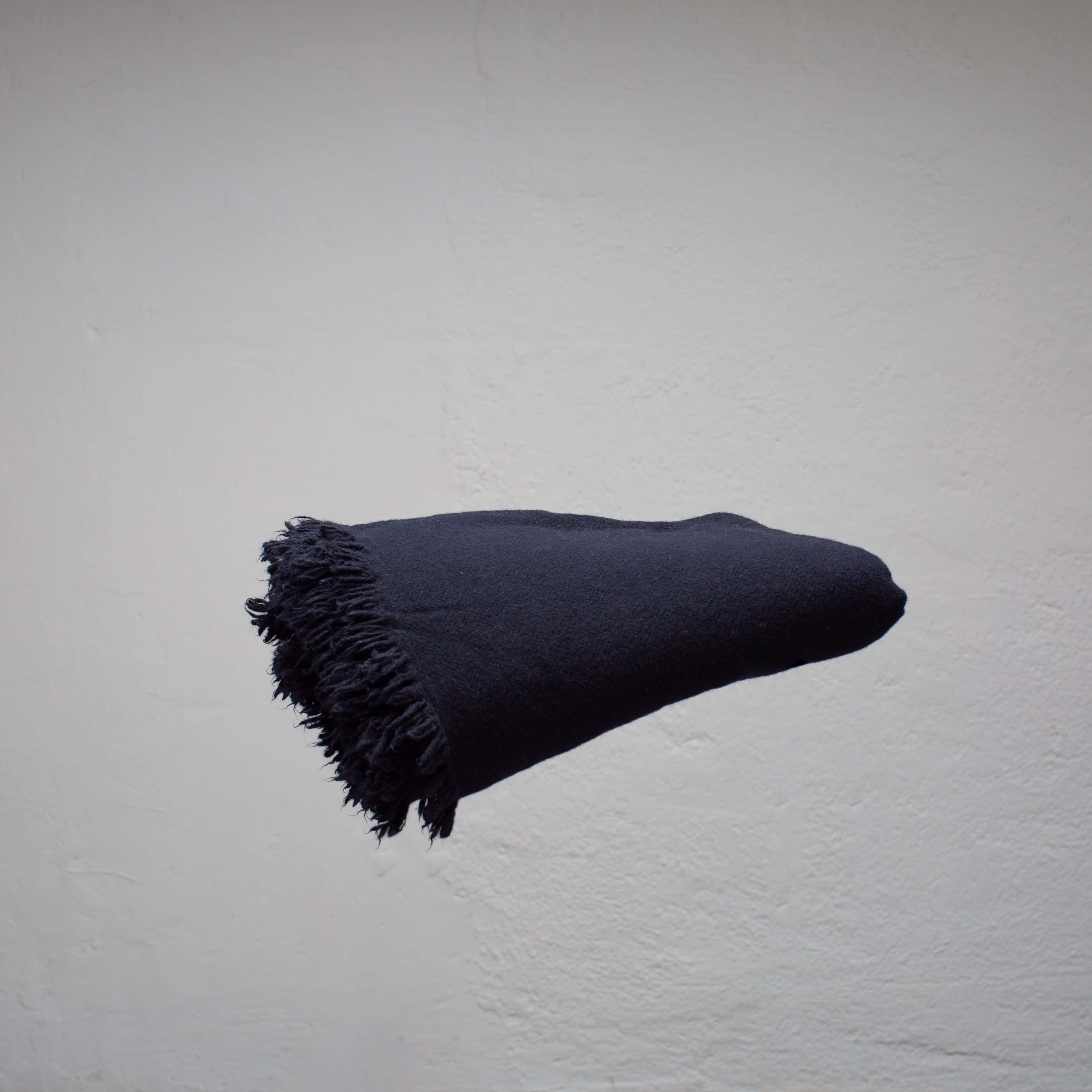 Dark Blue Virgin Wool Plaid