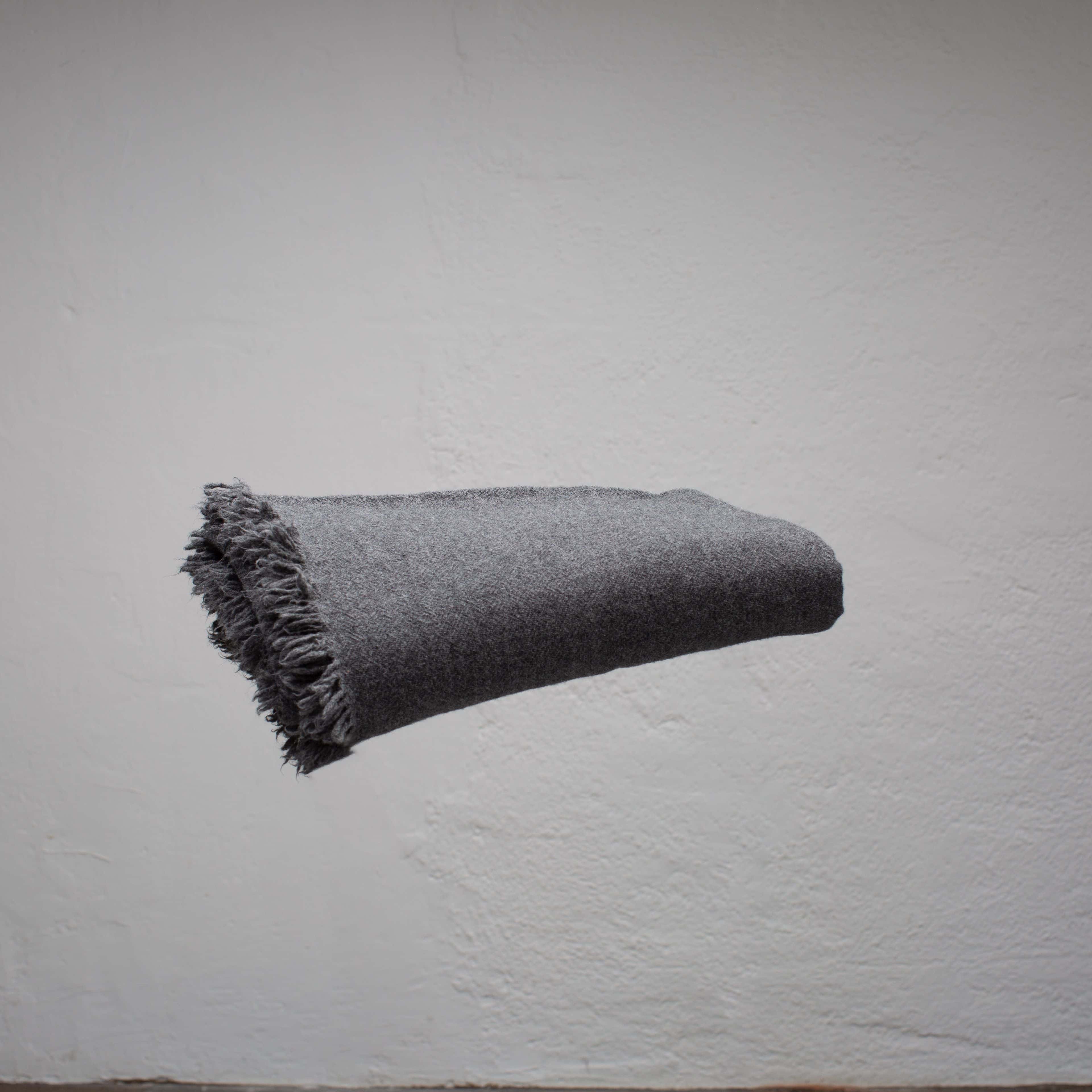 Grey Virgin Wool Plaid