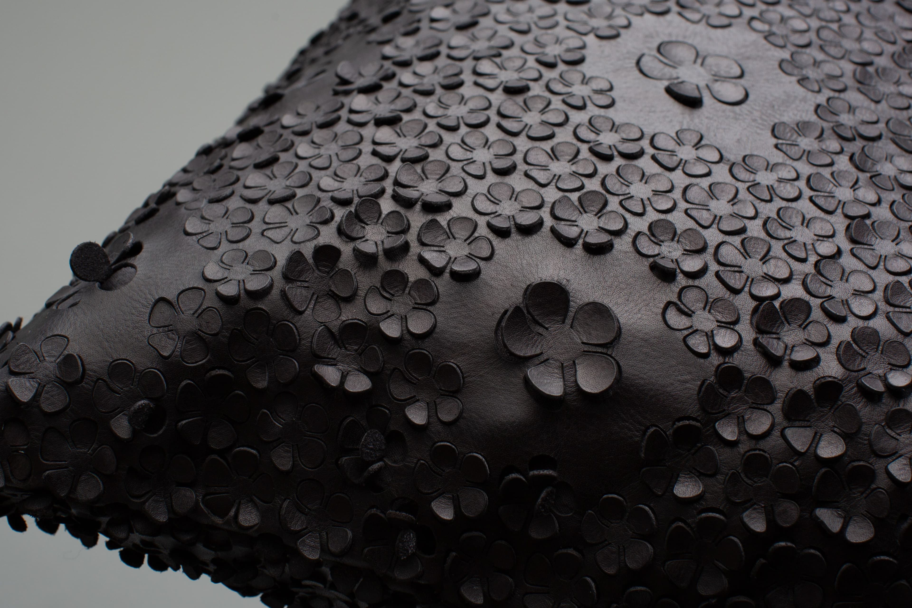 Black Leather Cushions